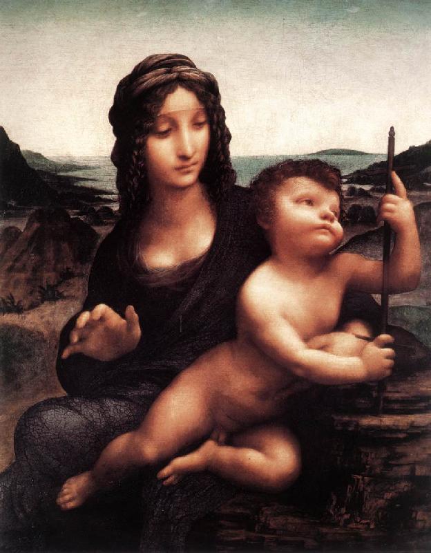 LEONARDO da Vinci Leda (detail) ghk France oil painting art